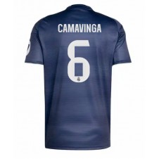 Real Madrid Eduardo Camavinga #6 Bortedrakt 2025-26 Kortermet